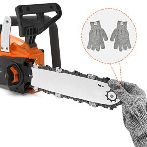 【New Version】Chainsaw Sharpener, Chainsaw Chain Sharpening Jig with Cut-Resistant Gloves and Iron Chain Brush,Suitable for All Kinds of Chain Saws and Electric Saws, Keep Your Chain Saw in Top Shape