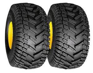 turf traction 20×8.00-8 rear tire assembly replacements for john deere riding mowers, set of 2