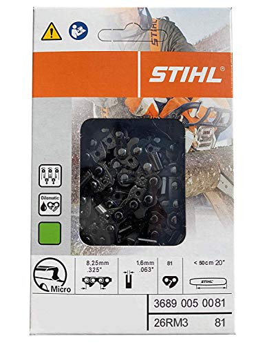 Stihl 26RM3-81 Oilomatic Rapid Micro 3 Saw Chain, 20"