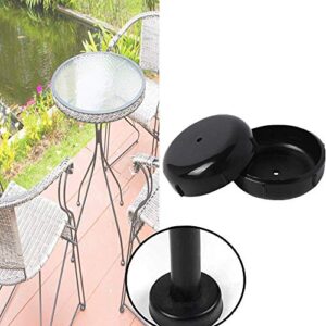 wrought iron chair glide protector – patio outdoor furniture table feet leg cap 1-1/2″ diameter replace accessories (16pcs)