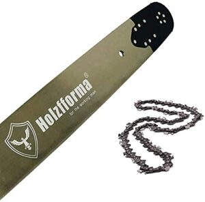 holzfforma 28inch 3/8 .063 92dl guide bar full chisel saw chain combo compatible with stihl ms361 ms362 ms380 ms390 ms440 ms441 ms460 ms461 ms660 ms661 ms650
