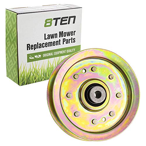 8TEN Flat Idler Pulley for MTD Cub Cadet RZT 50 L54 42 S50 Troy-Bilt GT54 TB2450 756-04129B 956-04129C 2 Pack