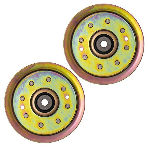 8TEN Flat Idler Pulley for MTD Cub Cadet RZT 50 L54 42 S50 Troy-Bilt GT54 TB2450 756-04129B 956-04129C 2 Pack