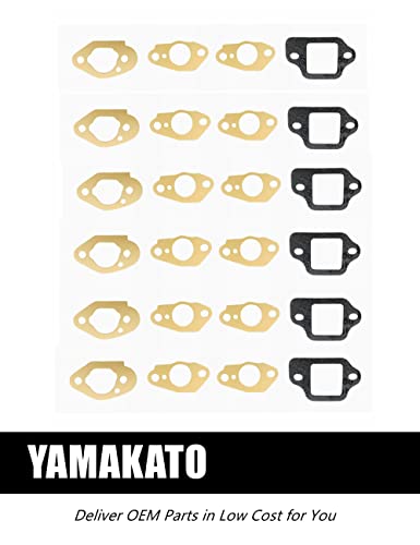 YAMAKATO GCV160 Carburetor Gasket Set Kit for Honda HRR216 HRX217 GCV190 GSV190 GCV135 GC160 HRS216 HRT216 HRB216 HRB217 HRZ216 Engine Toro Lawn Boy Mower