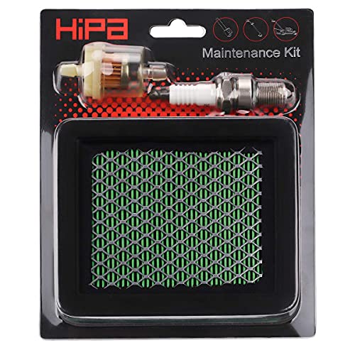 HRR216 Parts 17211-Z8B-901 Air Filter Spark Plug compatible with Honda HRB216 HRB217 HRC216 HRS216 HRT216 HRX217 HRZ216 Lawn Mower EN2000 EN2500 Generator 7021P HU700F HU700H HU700L HU700AWD HU800H