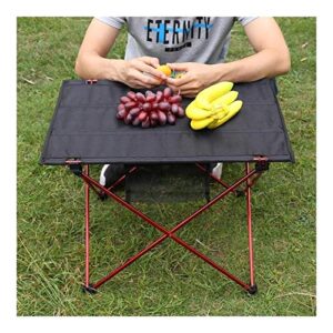 TRENTSNOOK Exquisite Camping Stool Outdoor Table Ultralight Portable Folding Table Camping Picnic Table Outdoor Barbecue Fishing Chairs Folding Desk (Color : Table)