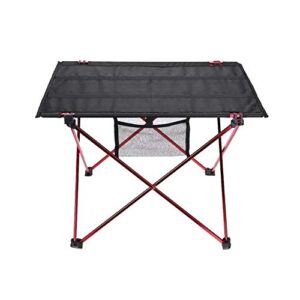 TRENTSNOOK Exquisite Camping Stool Outdoor Table Ultralight Portable Folding Table Camping Picnic Table Outdoor Barbecue Fishing Chairs Folding Desk (Color : Table)