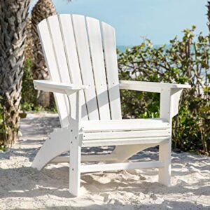 Trex Outdoor Furniture Yacht Club Curveback Adirondack Chair in Charcoal Black