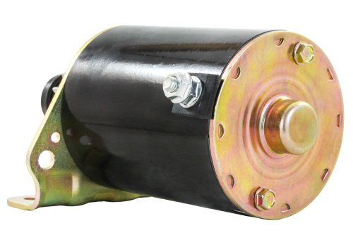 Rareelectrical New Cylinder Starter Motor Compatible With Briggs & Stratton 693551-14 Tooth, Craftsman Lawnmower Steel Flywheel, John Deere LG693551 - Briggs and Stratton Motors for Riding Mowers