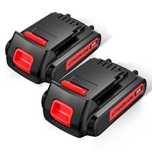 bonadget [upgraded] 2pack 3.5ah lbxr20 replacement battery compatible with black and decker 20v battery 20v max lithium-ion lb20 lbx20 lst220 lbxr2020-ope lbxr20b-2 lb2x4020 cordless tool battery