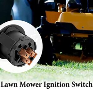 Ignition Switch 925-04228 Fit for Cub Cad et Mower - 3 Position Key Switch Compatible with Cad RZT-42 RZT-50 RZT-54 Riding Mower, Troy-Bilt Mustang XP 42 50 54 Zero Turn Mower, Replace 725-04228