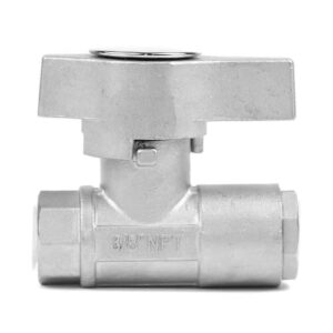 mtm hydro ball valve for pressure washer gun, high pressure power washer shut off valve stainless steel 3/8” female npt 5000 psi