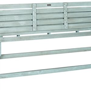 Safavieh Outdoor Collection Luca Ash Grey Folding Bench