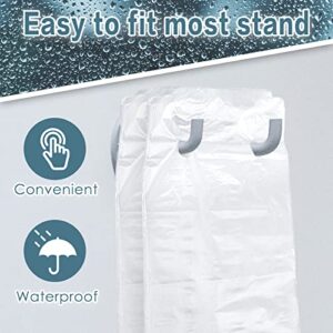 500 Pcs Clear Disposable Wet Umbrella Bags Umbrella Rain Bags Heavy Duty Umbrella Sleeve Big Covers for Wet Umbrellas Keep Church Lobby Floors Dry