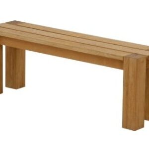 Atlanta Teak Furniture - Teak 4' Backless Bench - Extra Thick Legs