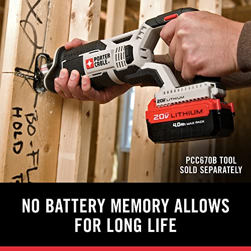 PORTER-CABLE 20V MAX* Lithium Battery, 4.0-Ah, 2-Pack (PCC685LP)