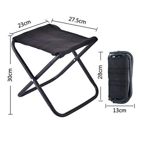 TRENTSNOOK Exquisite Camping Stool Outdoor Folding Footstool Portable Recliner Footstool with Long Legs Can Be Used with Folding Chair