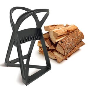 kabin kindle quick log splitter – manual splitting tool – steel wedge point splits firewood like a boss safely & easily