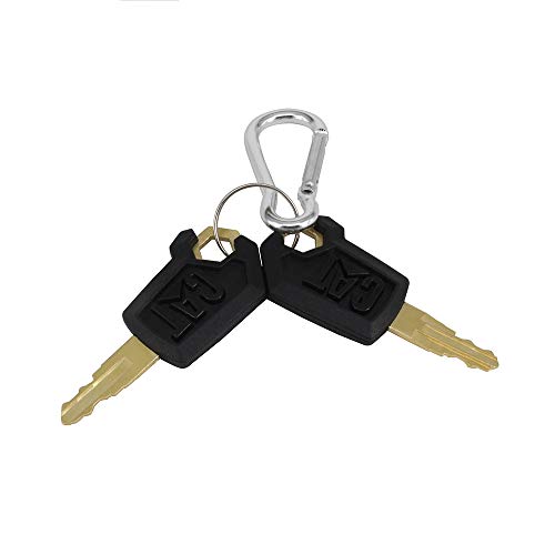 HKOO Cat Keys for Caterpillar Heavy Equipment 2 Packs (Cat Keychain)