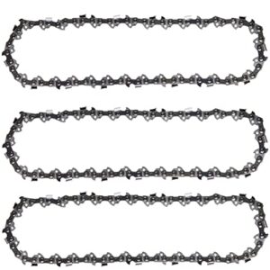 morocca 3 pack 8″ replacement chainsaw saw chain for dewalt dcps620 dcps620b dcps620m1 20v max xr li-ion pole saw pole saw 34dl 043…