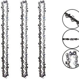 Morocca 3 Pack 8" Replacement Chainsaw Saw Chain for DeWalt DCPS620 DCPS620B DCPS620M1 20V MAX XR Li-Ion Pole Saw Pole Saw 34DL 043…