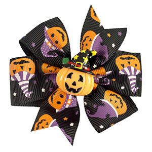 cartoon accessory kids clips hair decoration party baby headwear halloween baby care infant girl (a, one size)