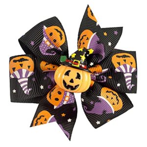 Cartoon Accessory Kids Clips Hair Decoration Party Baby Headwear Halloween Baby Care Infant Girl (A, One Size)