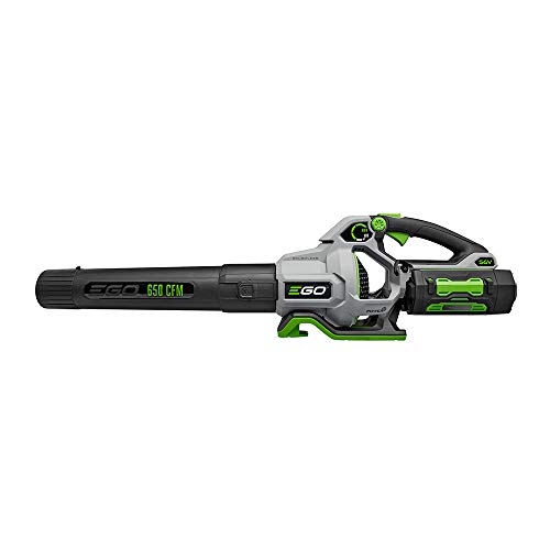 EGO Power+ LB6504 650 CFM Variable-Speed 56-Volt Lithium-ion Cordless Leaf Blower 5.0Ah Battery and Charger Included