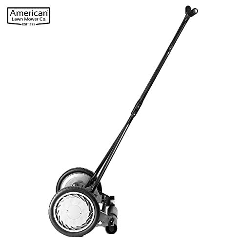 American Lawn Mower Company 1415-16 16-Inch 5-Blade Push Reel Lawn Mower, Gray