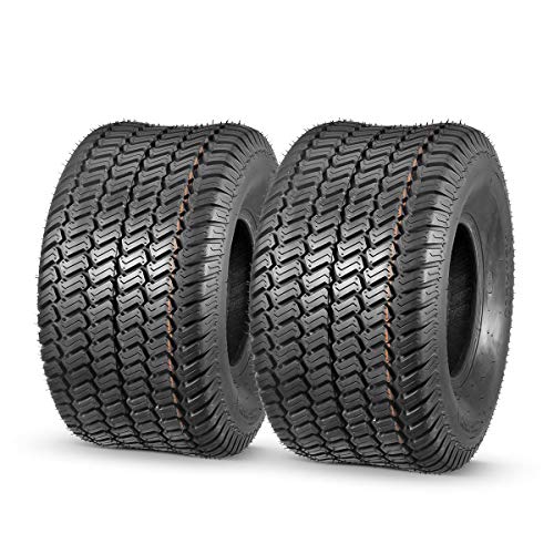 MaxAuto 20x10.00-8 Lawn Mower Tires, 20x10-8 Tractor Turf Tire, 20x10x8 NHS Tires, 4Ply Tubeless, Set of 2