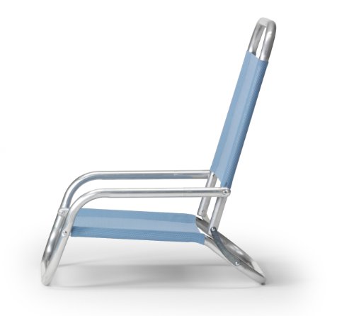 Telescope Casual Sun and Sand Folding Beach Chair, Blue/White Stripe (73313601)