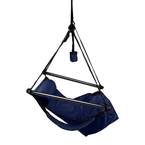 Hammaka Hanging Hammock Air Chair, Aluminum Dowels, Blue