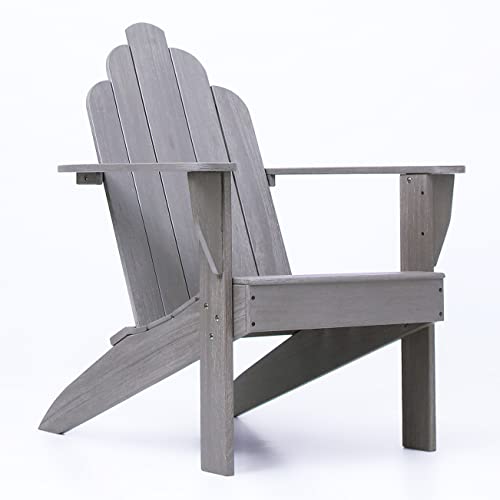 Cambridge Casual Arie Adirondack Chair, Teak Wood/Weathered Gray