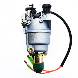 Carburetor Carb for Wen Power Pro 56551 56680 56682 5500 6800 7000E 9000E R390 389CC 390CC 13HP Generator with Fuel Shutoff Valve Line Gasket