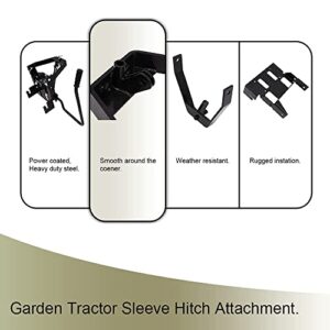 NIXFACE Rear Sleeve Hitch for Garden Tractors Fit for Husqvarna/Craftsman T200 and T300 Series/Cub Cadet Riding Lawn Mower Tractors Replace for #585607901