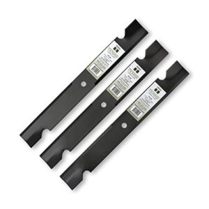 terre products, 3 pack high lift lawn mower blades, 61 inch deck, replacement for ferris 1520842, 1520842s, 5020842, 5101755s, bobcat 112111-03, scag 48111, 481708, 481712, husqvarna 539101733