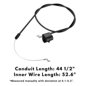 Engine Zone Control Cable Fit for Craftsman Lawn Mower - Throttle Cable Fits Sears WeedEater Poulan Husqvarna Brute Murray Troy-bilt 21" 22" Self-Propelled Mower, Replaces 532176556