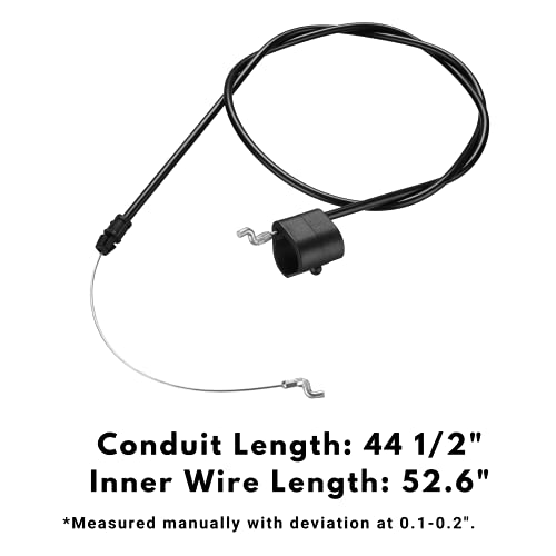 Engine Zone Control Cable Fit for Craftsman Lawn Mower - Throttle Cable Fits Sears WeedEater Poulan Husqvarna Brute Murray Troy-bilt 21" 22" Self-Propelled Mower, Replaces 532176556