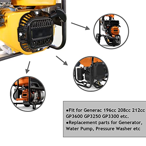 WOTIAN Pull Start Assembly for Generac Recoil Starter 0J08071SRV 196cc 208cc 212cc Generator Parts Recoil Starter Replacement GP3300 GP3600 Part# 0J08070SRV 0J08074SRV