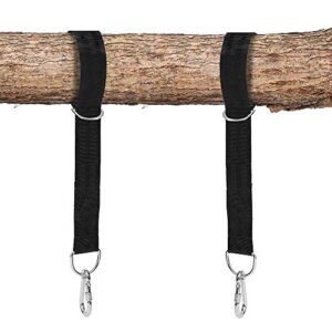 adjustable tree swing straps – universal mounting for rope swing seats, quick setup for indoor/outdoor use, durable & safe material, ultimate tree protection, includes carry bag – serenelife slswng10