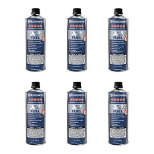 husqvarna 584309701 xp pre-mixed 2-stroke fuel and engine oil quart (6 pack)