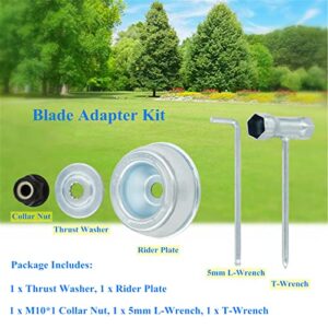 AILEETE Blade Adapter Attachment Maintenance Kit for Stihl FS55 FS55R FS56 FS56RC FS70R FS80 FS85 FS90 FS90R FS94 FS100RX FS110 FS120 FS130 FS130R (Thrust Washer, Rider Plate, Collar Nut, Wrench)