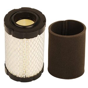hifrom air filter with pre filter replacement for 796031 594201 591334 pre filter 797704 replacement for john deere miu1303 gy21435 miu13963 lawn mower air cleaner