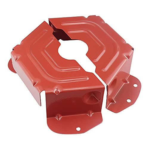 SnowBear 2-Pack Red Deck Belt Cover 42/46" 783-06424A-0638 Compatible with MTD, Troy Bilt, Cub Cadet, Columbia, Craftsman Lawn Mower Machines