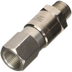 Mosmatic Live Pressure Washer Swivel - 4000 PSI, 3/8in. NPT-M, Stainless Steel, Model# DGV