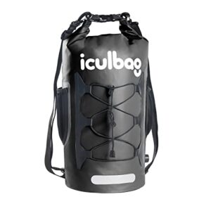 iculbag small cooler backpack insulated waterproof 20l/25cans backpack coolers insulated leak proof roll top outdoors ice lunch bags for men women beach camping hiking picnic travel 18 hours cooling