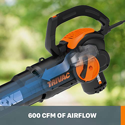 WORX 12 Amp TRIVAC 3-in-1 Electric Leaf Blower/Mulcher/Yard Vacuum - WG512