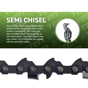 8TEN Chainsaw Guide Bar and Chain for Stihl MS 210 211 231 241 250 251 4717 22LPX068G 18 inch .063 .325 68DL