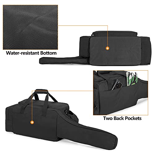 SAMDEW Chainsaw Carrying Case, Padded Chainsaw Storage Bag Compatible with EGO 14 & 16 & 18 Inch Power Chainsaw, Portable Chainsaw Holder Fit for 14"/16"/18" Cordless Chainsaw & Accessories, Bag Only