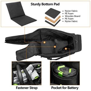 SAMDEW Chainsaw Carrying Case, Padded Chainsaw Storage Bag Compatible with EGO 14 & 16 & 18 Inch Power Chainsaw, Portable Chainsaw Holder Fit for 14"/16"/18" Cordless Chainsaw & Accessories, Bag Only